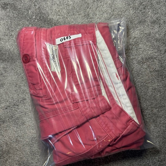 Polo Ralph Lauren Cargo Shorts Mens 36 Pink Classic Chino Multi Pocket Relaxed - Picture 12 of 12
